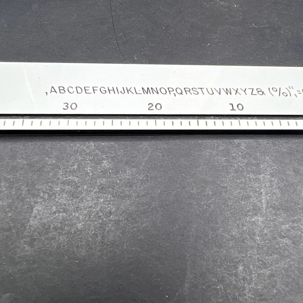K&E Keuffel & Esser Leroy 61 0250-80C Lettering Template (Pen 000)